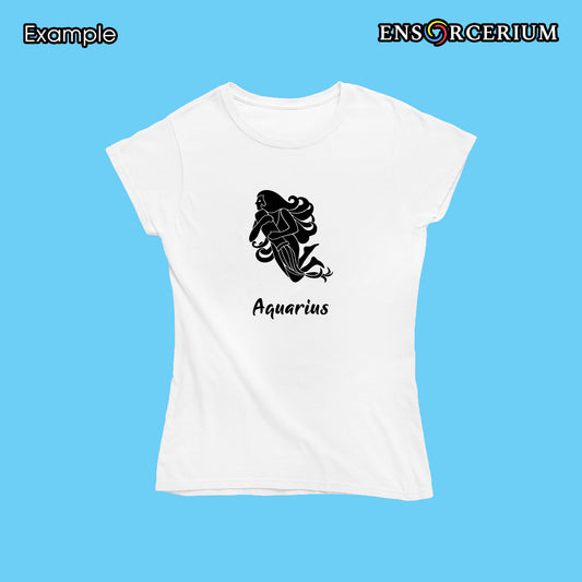 Aquarius Horoscope Zodiac Star Sign T-shirt