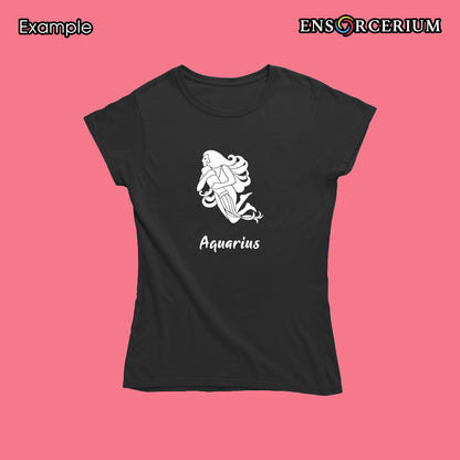 Aquarius Horoscope Zodiac Star Sign T-shirt