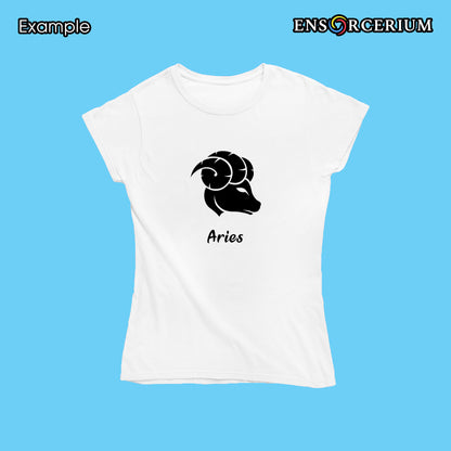Aries Horoscope Zodiac Star Sign T-shirt