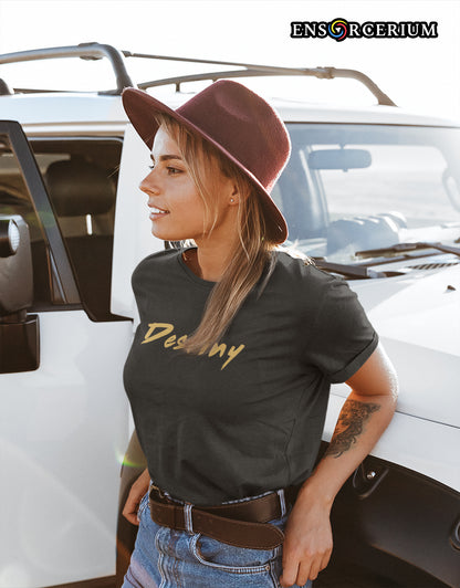 Destiny Slogan Positive Quote T-Shirt