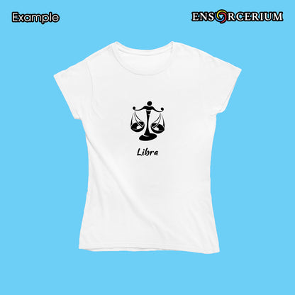 Libra Horoscope Zodiac Star Sign T-shirt
