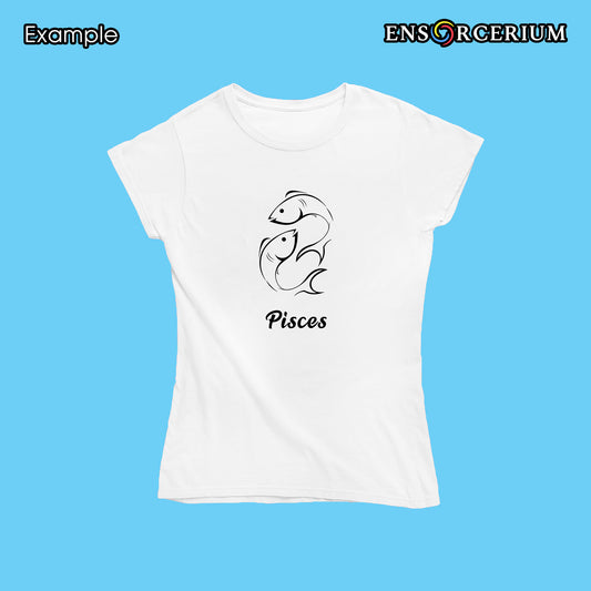 Pisces Horoscope Zodiac Star Sign T-shirt